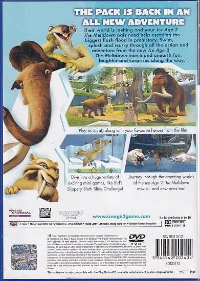 Ice Age 2 The Meltdown - PS2 (B Grade) (Genbrug)